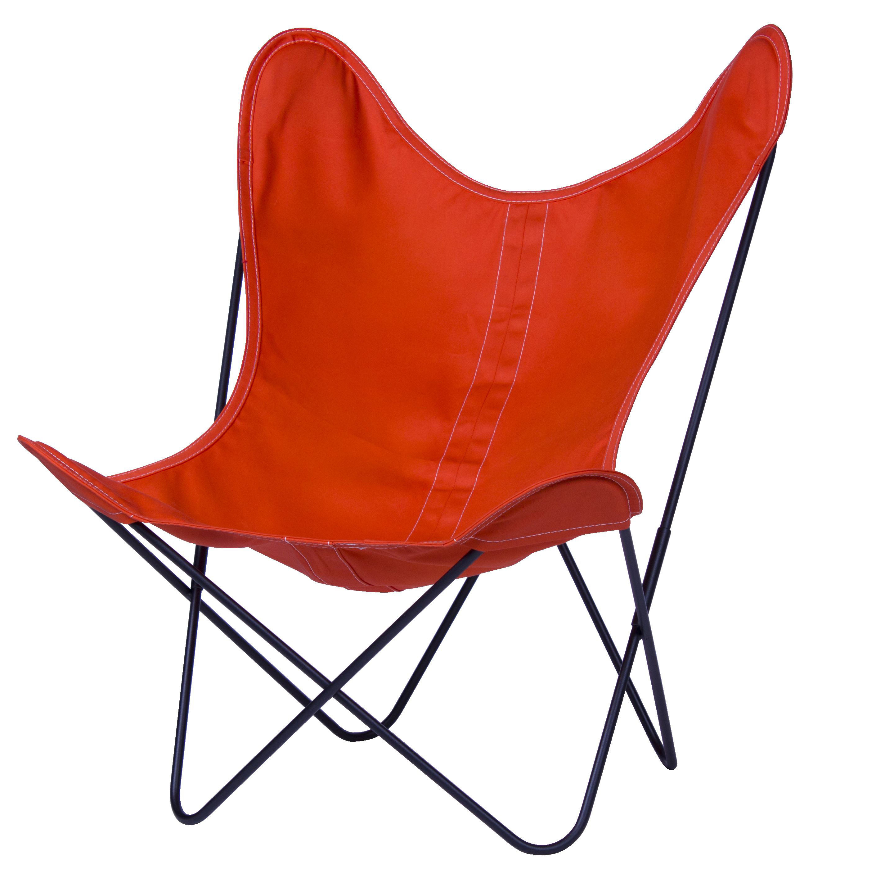 butterfly chair red