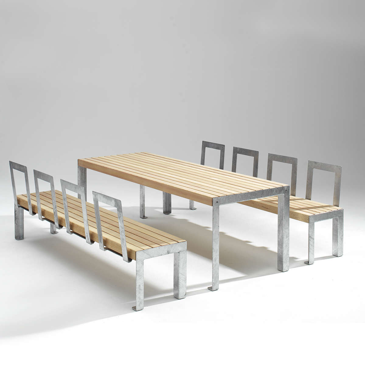 RW A11  Larch and Steel Dining 